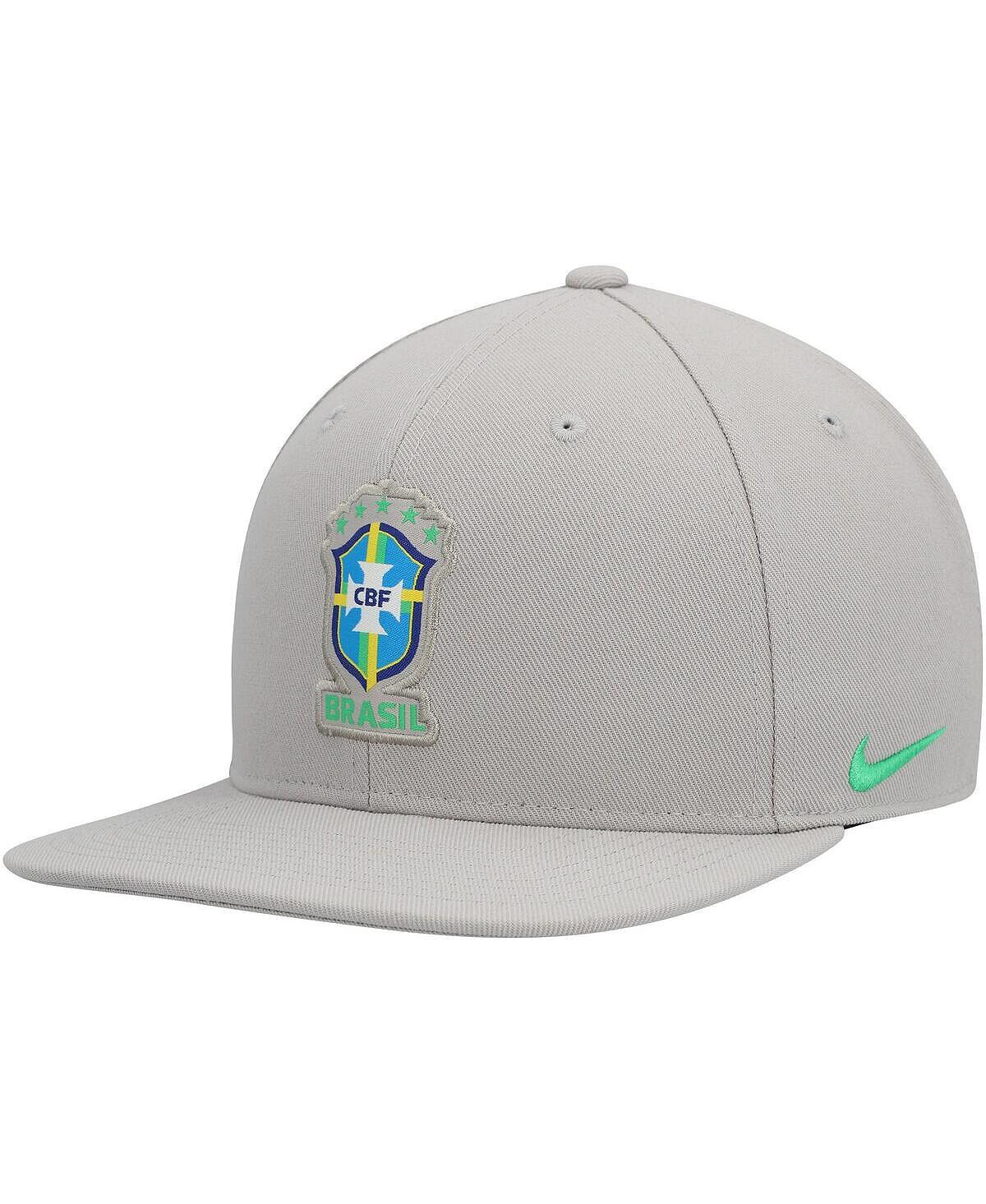 

Мужская серая кепка Snapback сборной Бразилии Pro Snapback Nike
