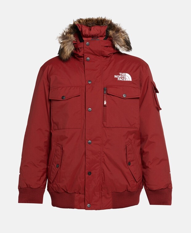 

Пуховик The North Face, бордовый