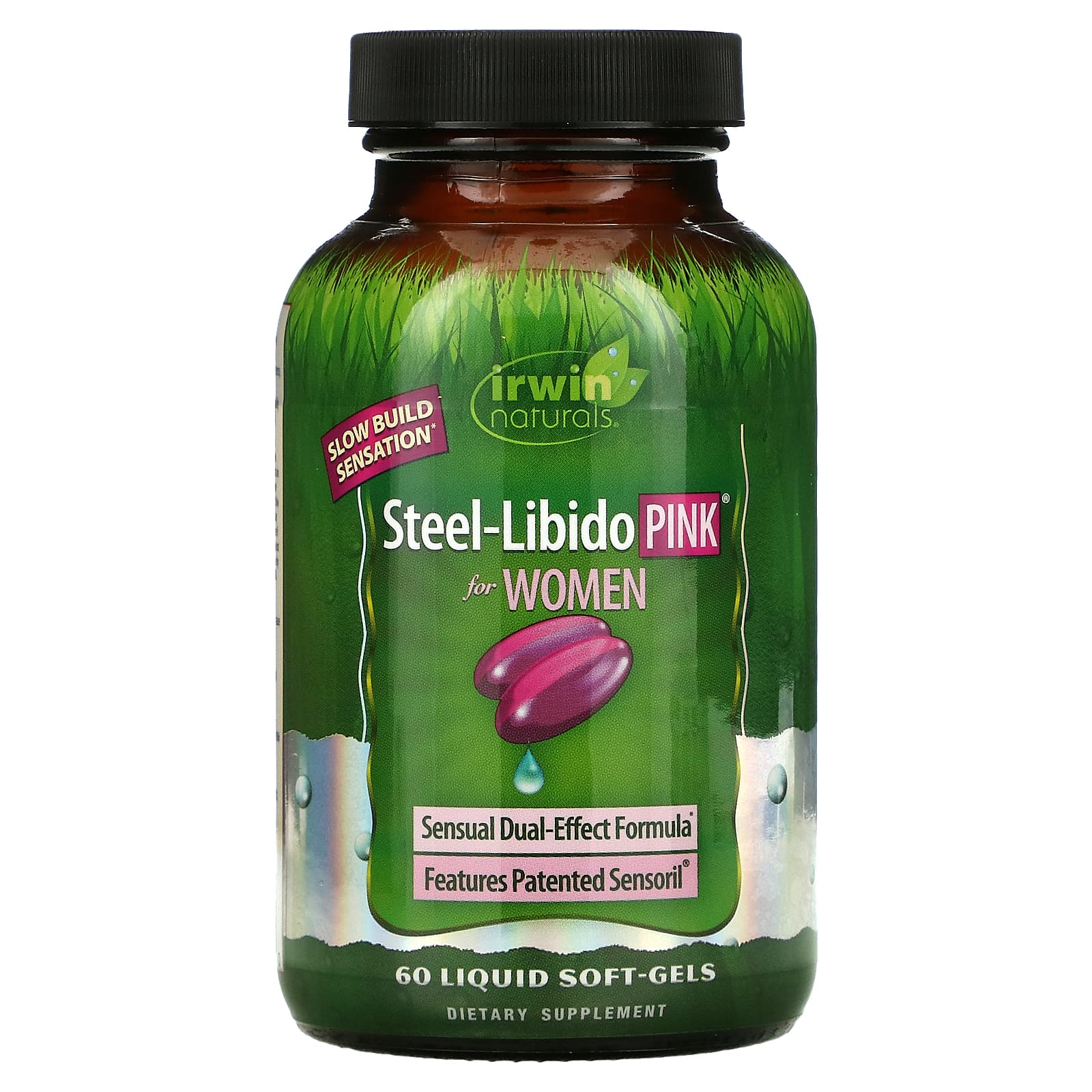 Irwin Naturals Steel-Libido розовый для женщин 60 софтгелей