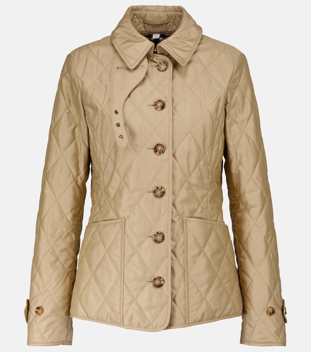 

Стеганая куртка BURBERRY, бежевый