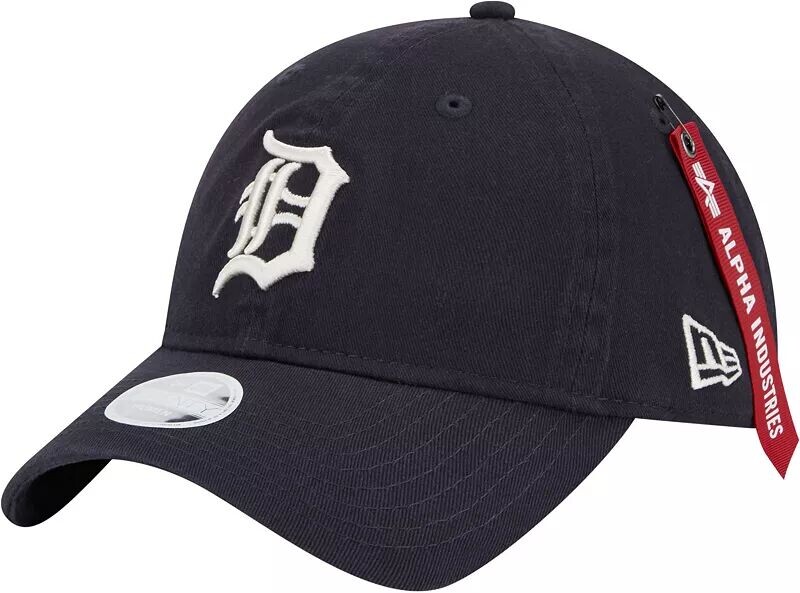 

Женская темно-синяя регулируемая кепка New Era Detroit Tigers 9Twenty Alpha