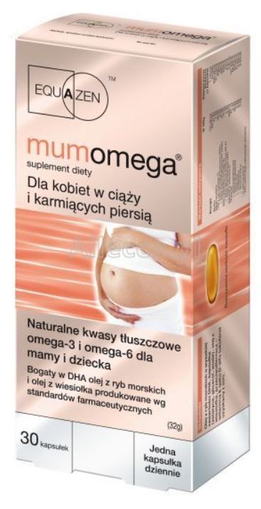 Препарат для беременных и кормящих матерей Mumomega, 30 шт