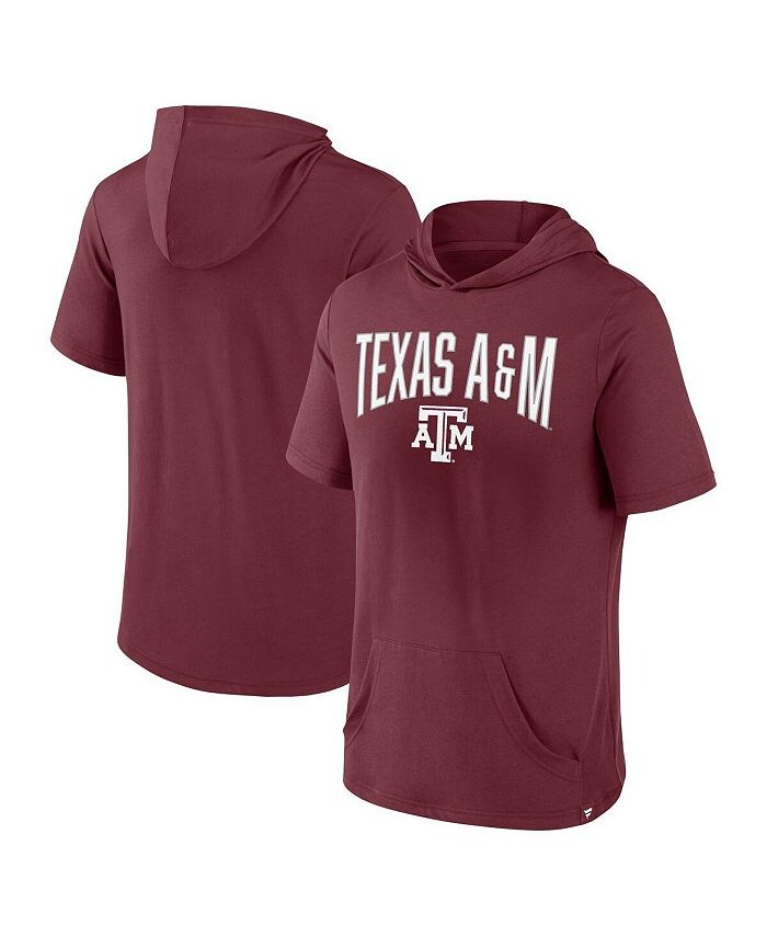 

Мужская темно-бордовая футболка с капюшоном Texas A&M Aggies Outline Fanatics, красный