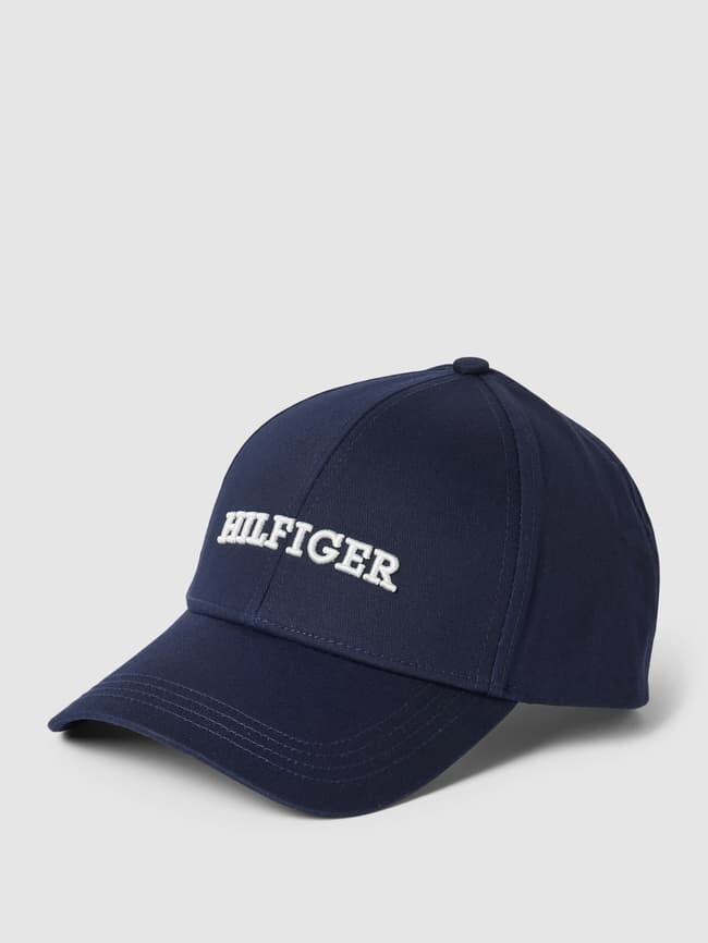 

Базовая кепка с пришивной этикеткой, модель "HILFIGER" Tommy Hilfiger, темно-синий