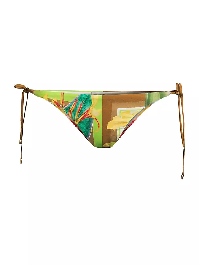 Плавки бикини с принтом Destinos Lenny Niemeyer Swim, цвет carres