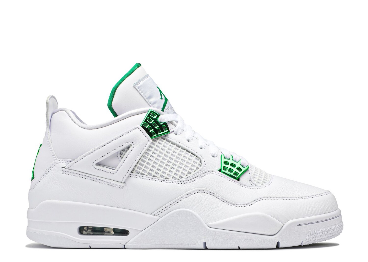 

Кроссовки Air Jordan Air Jordan 4 Retro 'Green Metallic', белый