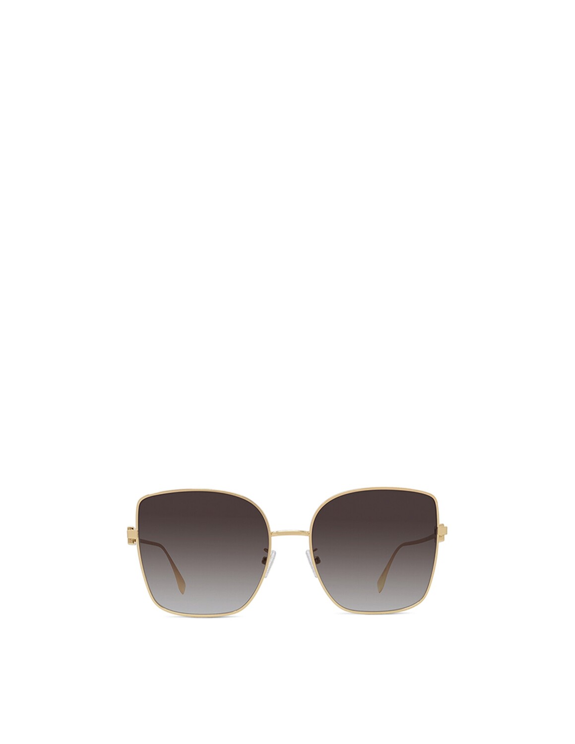 

Большие солнцезащитные очки FE40013U Fendi, золотой