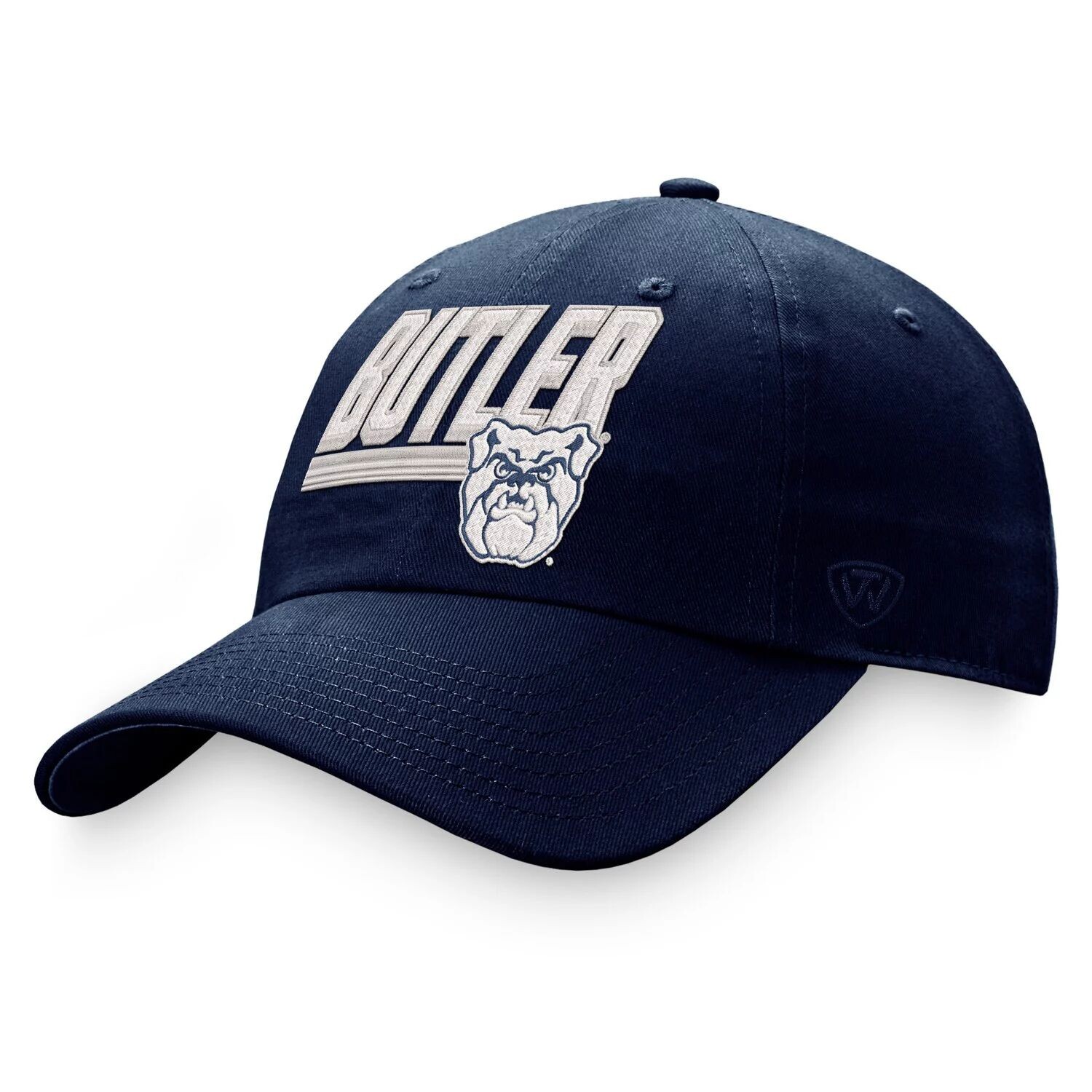 

Мужская регулируемая шляпа Top of the World Navy Butler Bulldogs Slice