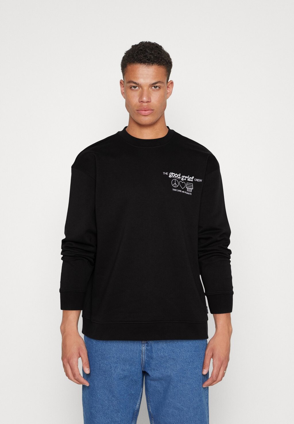 

Толстовка ONSPEANUTS CREW NECK Only & Sons, черный