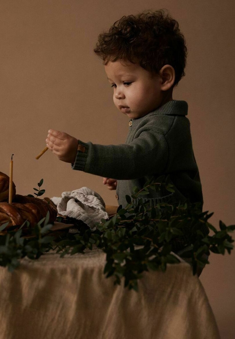 

Кардиган LANGARM Lil' Atelier, цвет agave green