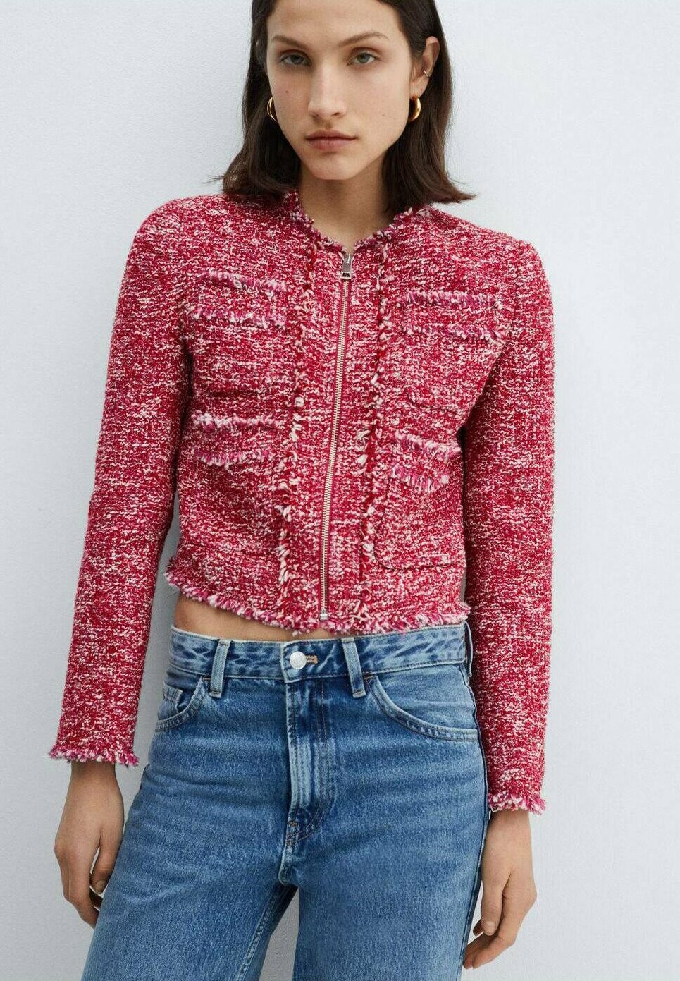 

Кардиган SIENA Mango, цвет fuchsia