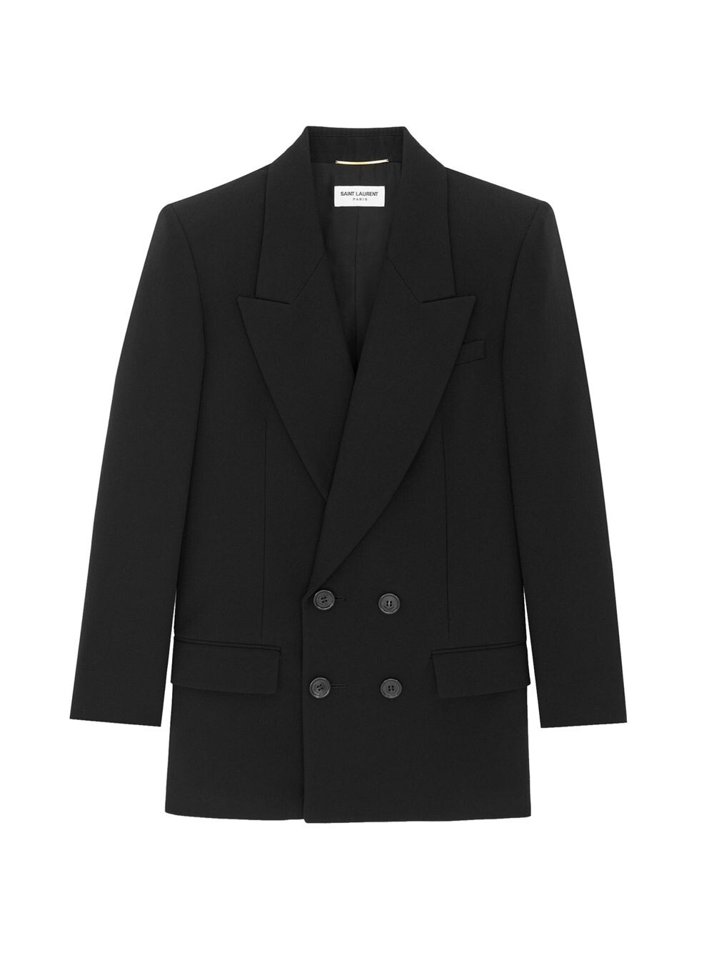 

Блейзер In Grain De Poudre Saint Laurent, черный