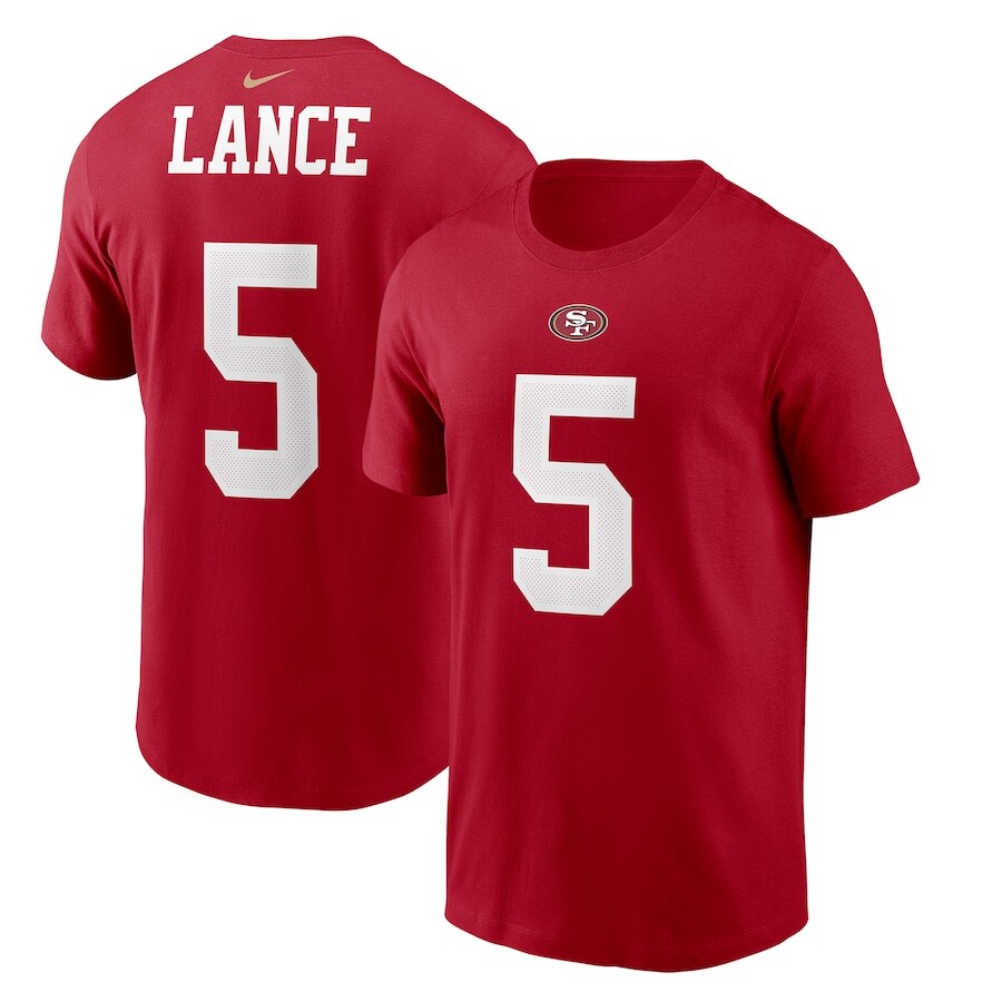 

Футболка с именем и номером Nike San Francisco 49Ers, алый