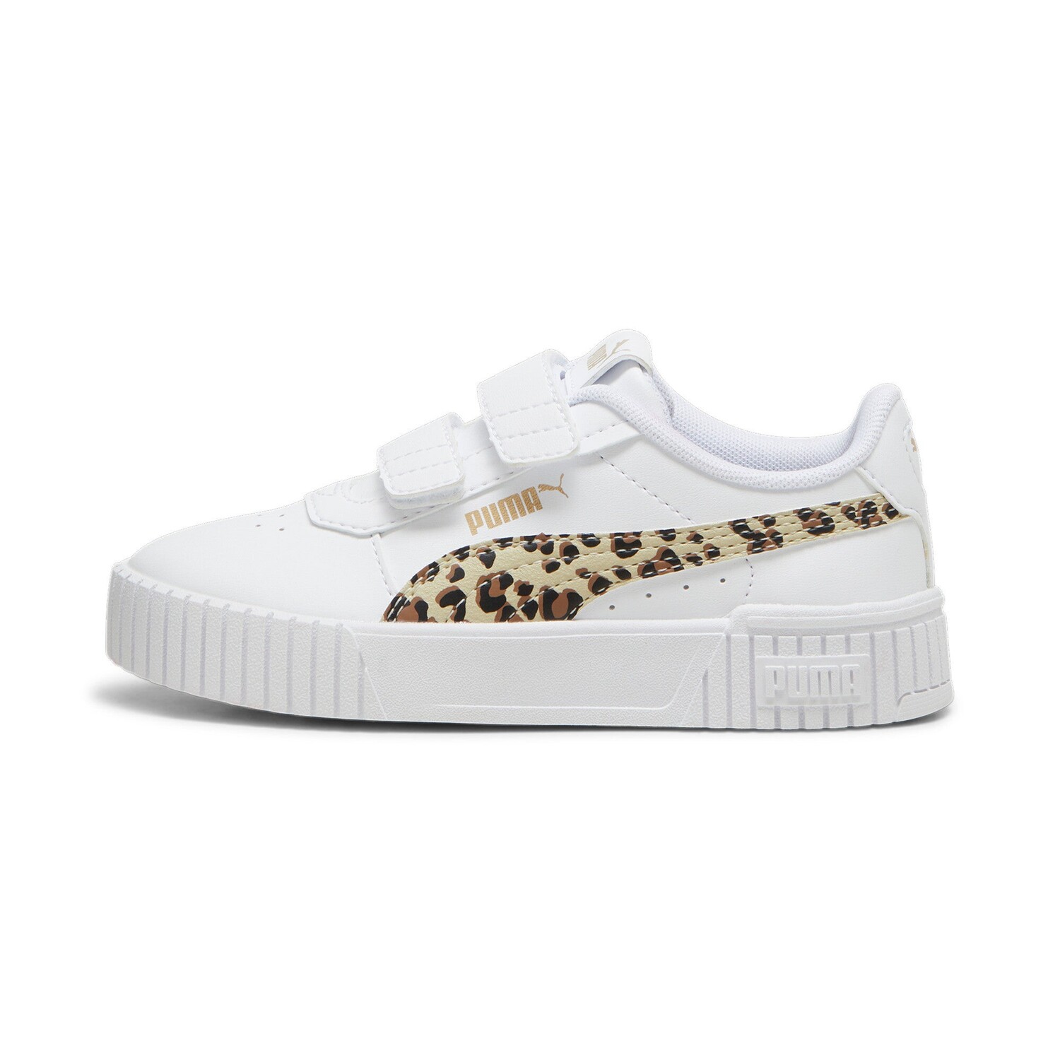 

Кроссовки PUMA Little Kids Carina 2.0 Animal Update для девочек, цвет White/Putty/Gold