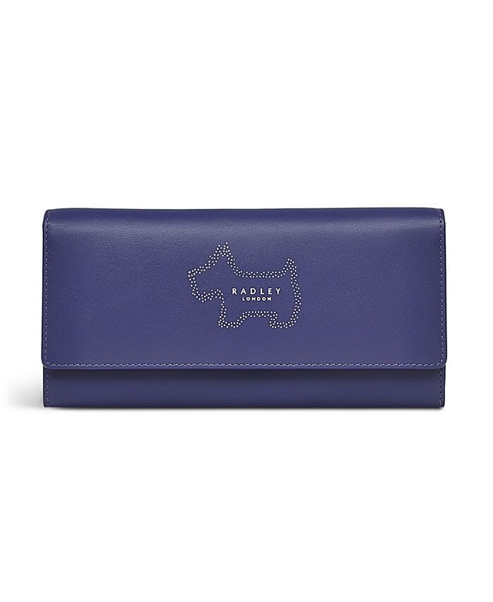 

Большой кошелек с клапаном Radley Mini Dot Dog Radley London, синий