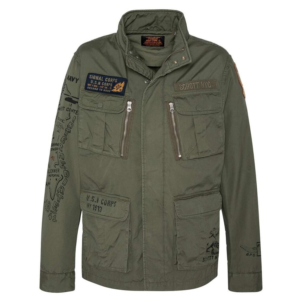 

Парка Schott Regular, зеленый