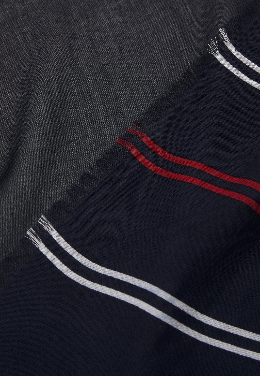 

Шелковый шарф Essential Flag Scarf Tommy Hilfiger, темно-синий
