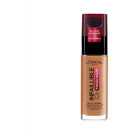 

L'Oréal Paris Infallible 32H Fresh Wear Foundation Полное покрытие Невесомое гладкое покрытие с витамином С и SPF 25 30 мл — Лесной орех