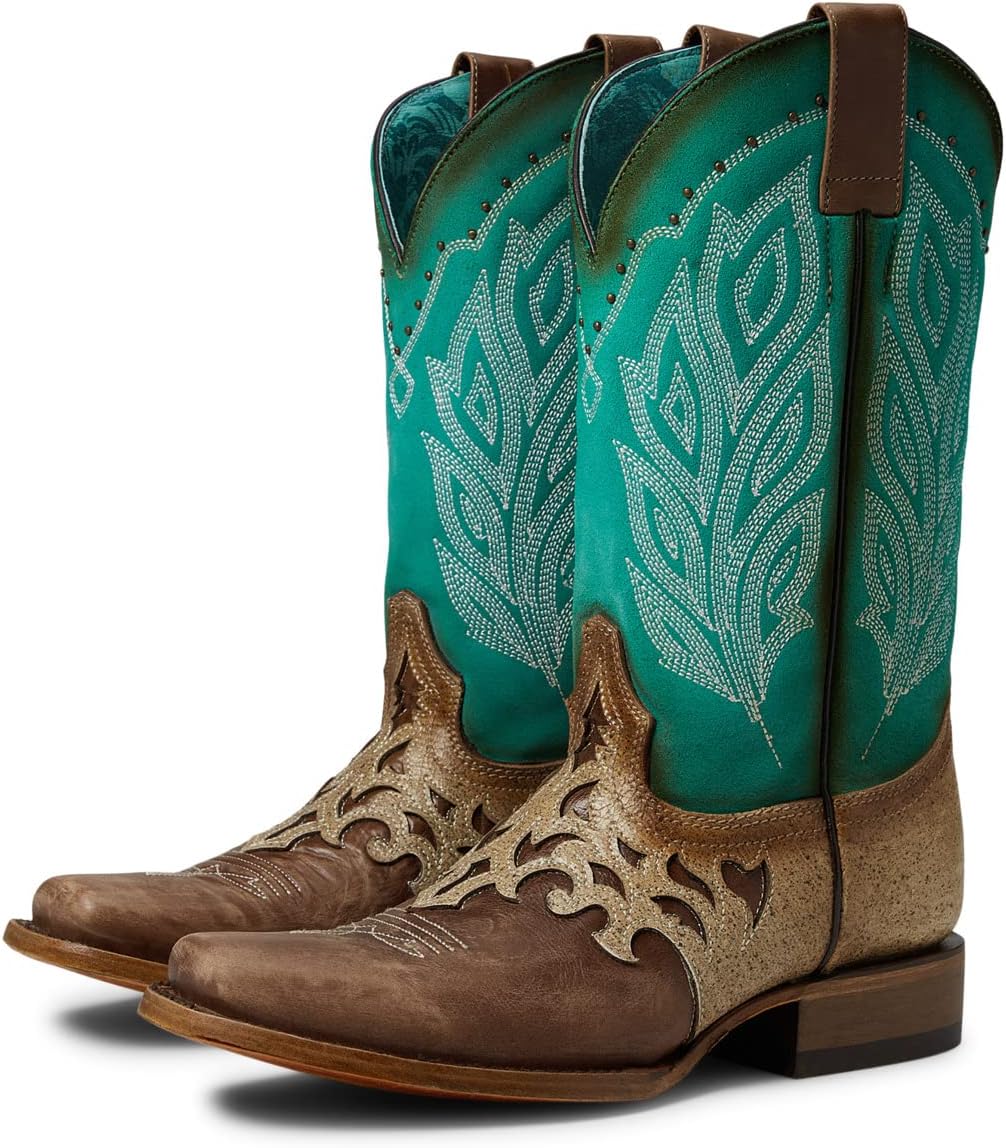 Ковбойские сапоги Z5131 Corral Boots, цвет Brown/Turquoise коврик homium home 2шт turquoise grey brown set2mat05