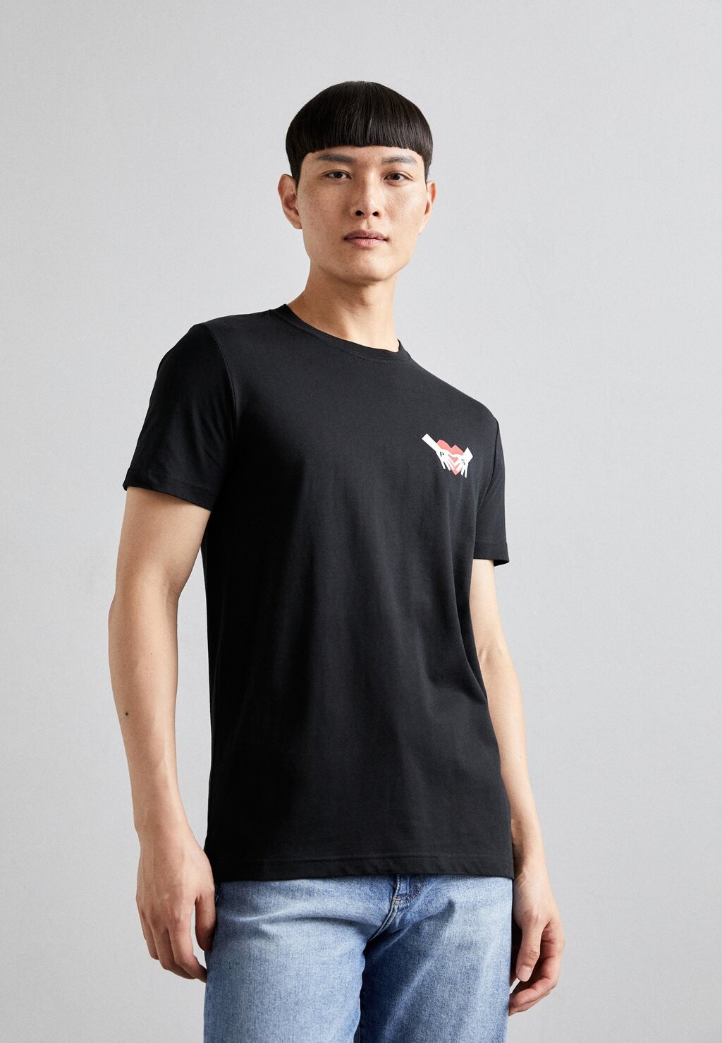 

Футболка с принтом Mens Slim Fit Heart PS Paul Smith, цвет blacks