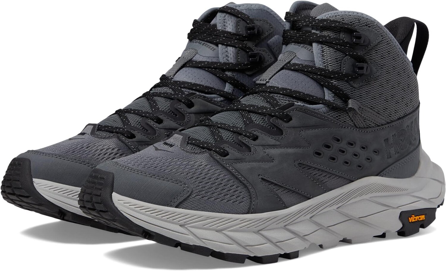 

Походная обувь Anacapa Breeze Mid Hoka, цвет Castlerock/Harbor Mist