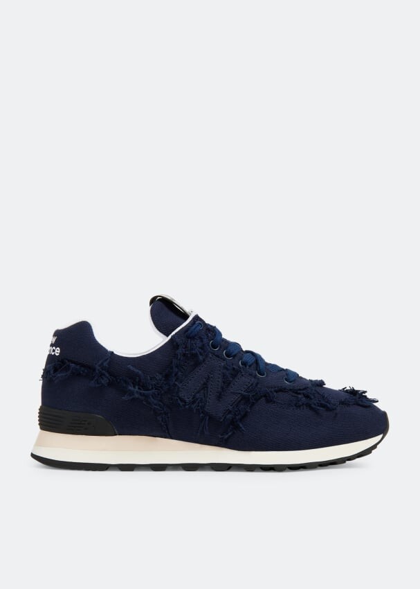 

Кроссовки Miu Miu X New Balance 574 Denim, синий