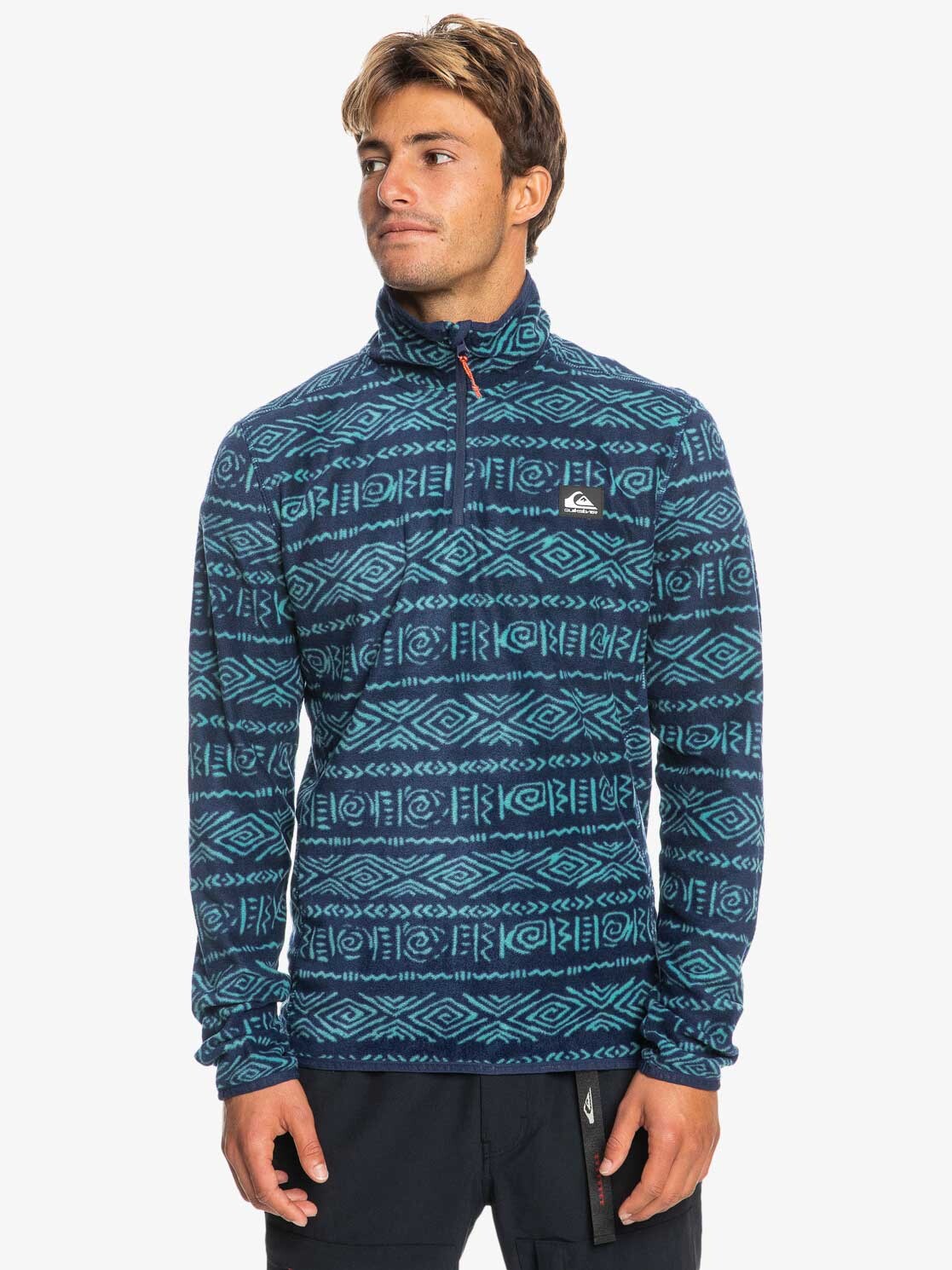 

Толстовка Quiksilver AKER HZ FLEECE, синий