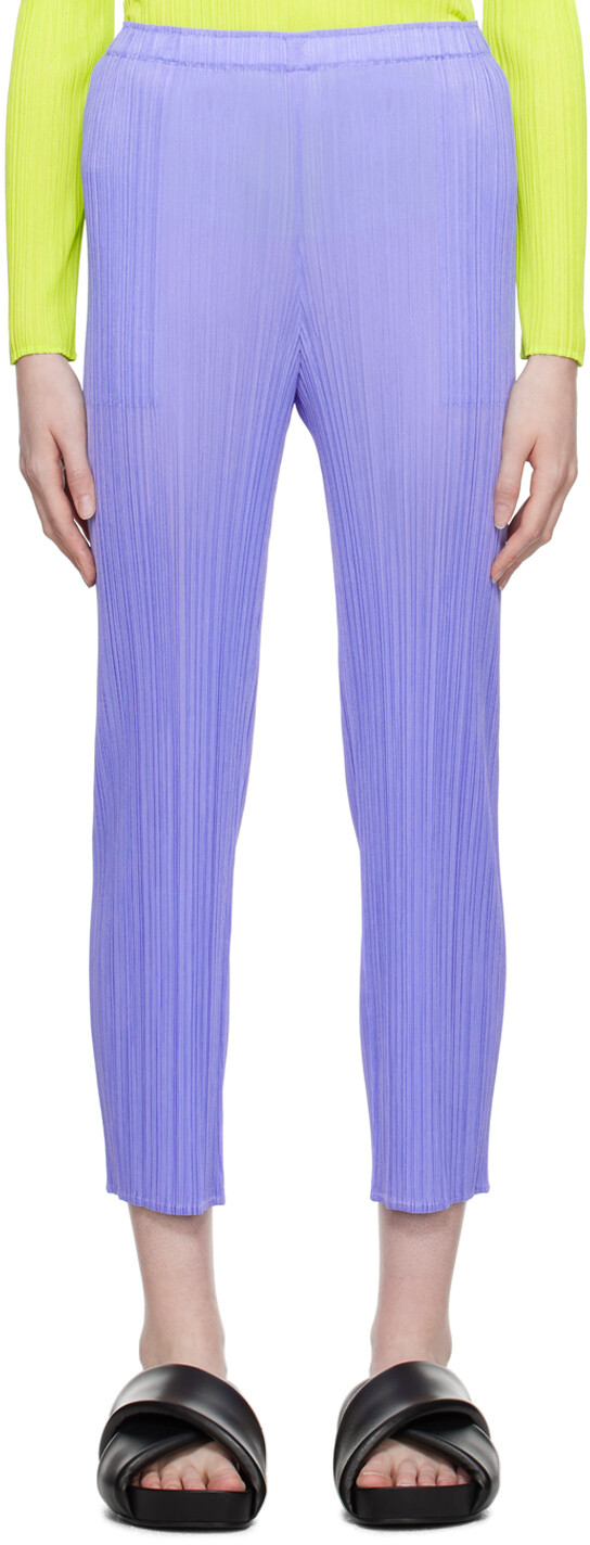 

Новые красочные базовые брюки Pleats Please Issey Miyake 3