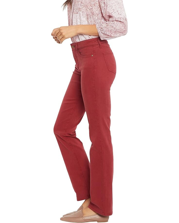 

Джинсы NYDJ Marilyn Straight Jeans in Boysenberry, цвет Boysenberry