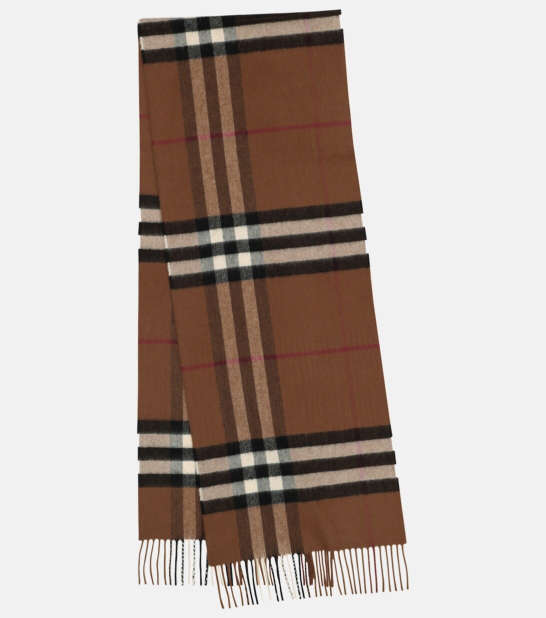 

Кашемировый шарф в клетку Giant Check Burberry, бежевый