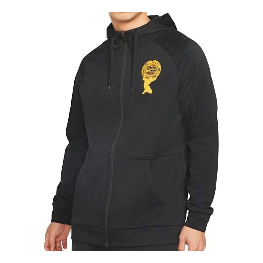 Куртка Nike Therma Full-length zipper Cardigan Training hoodie Black, черный фото