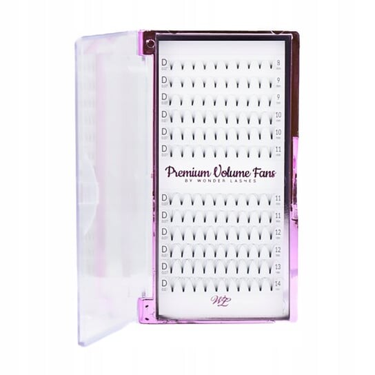 

Ресницы Volume Fans 6D, C-образный изгиб, 14 мм Wonder Lashes, WonderLashes