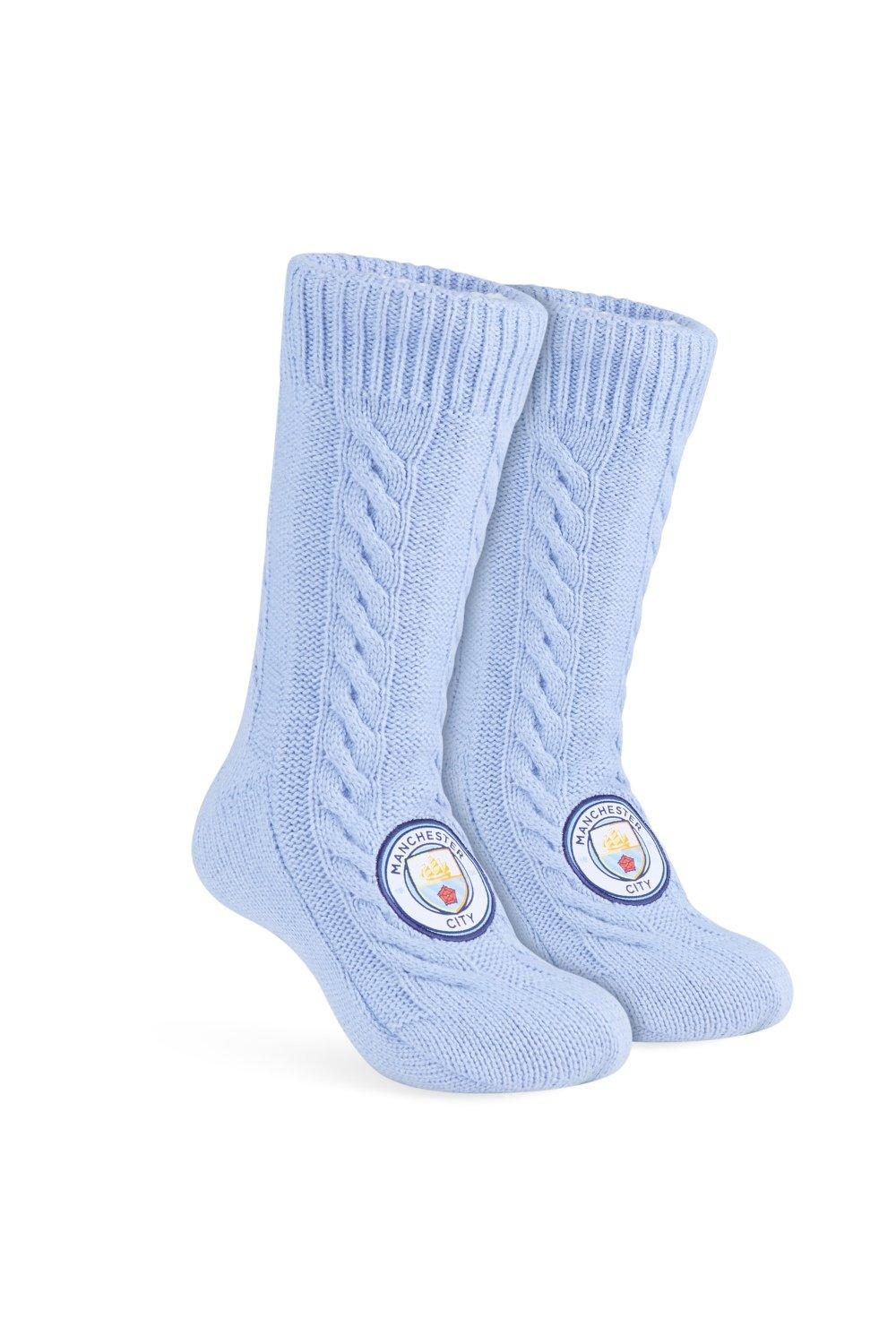 Носки-тапочки Manchester City FC, синий цена и фото