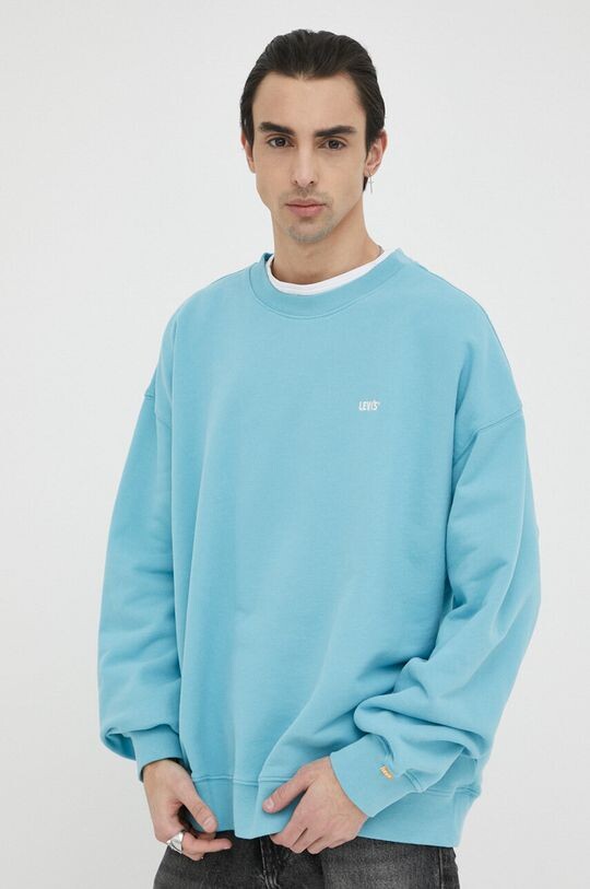 

Хлопковая толстовка Gold Tab Levi's, синий