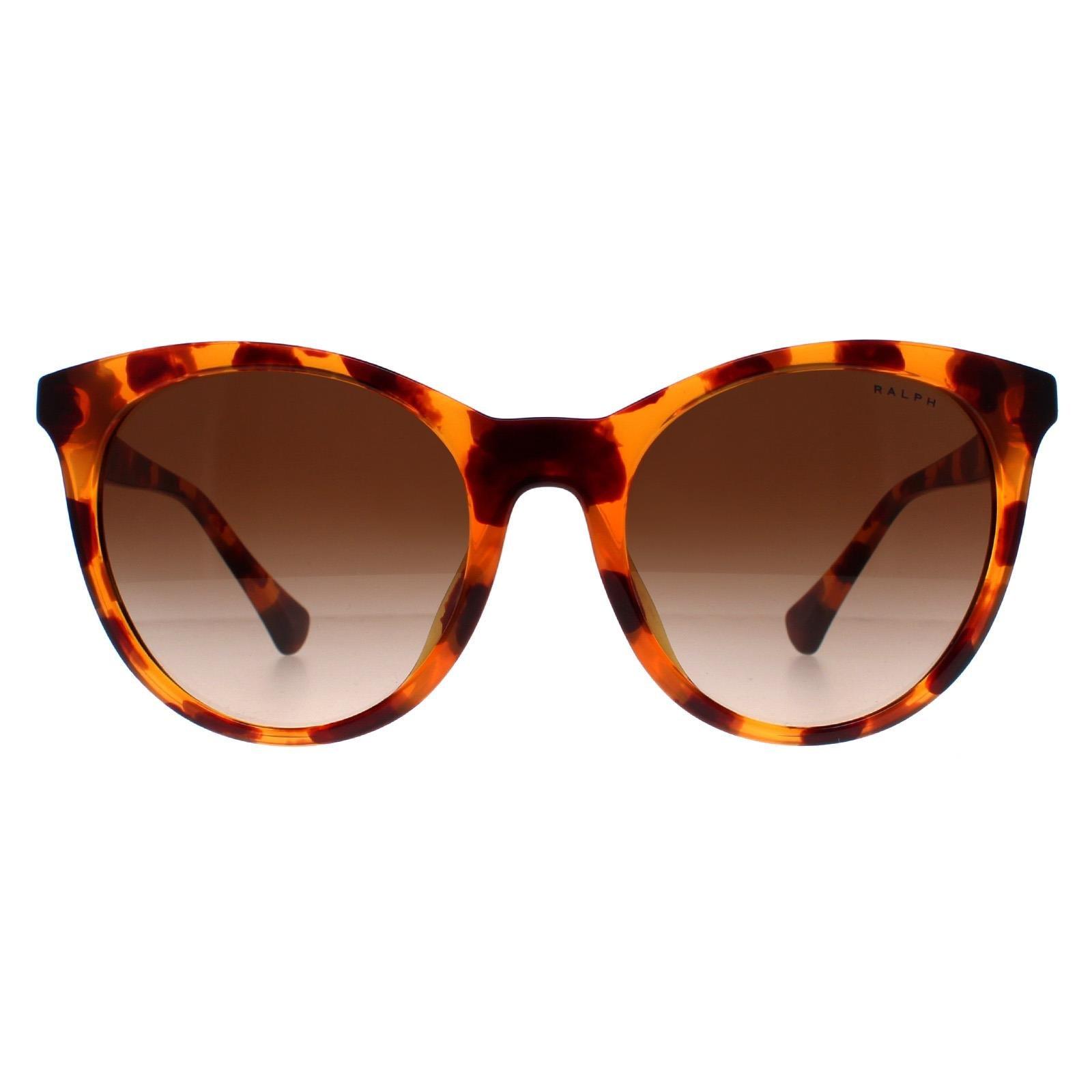 Круглый блестящий Гавана Коричневый градиент RA5294U Ralph by Ralph Lauren, коричневый солнцезащитные очки круглые оправа пластик