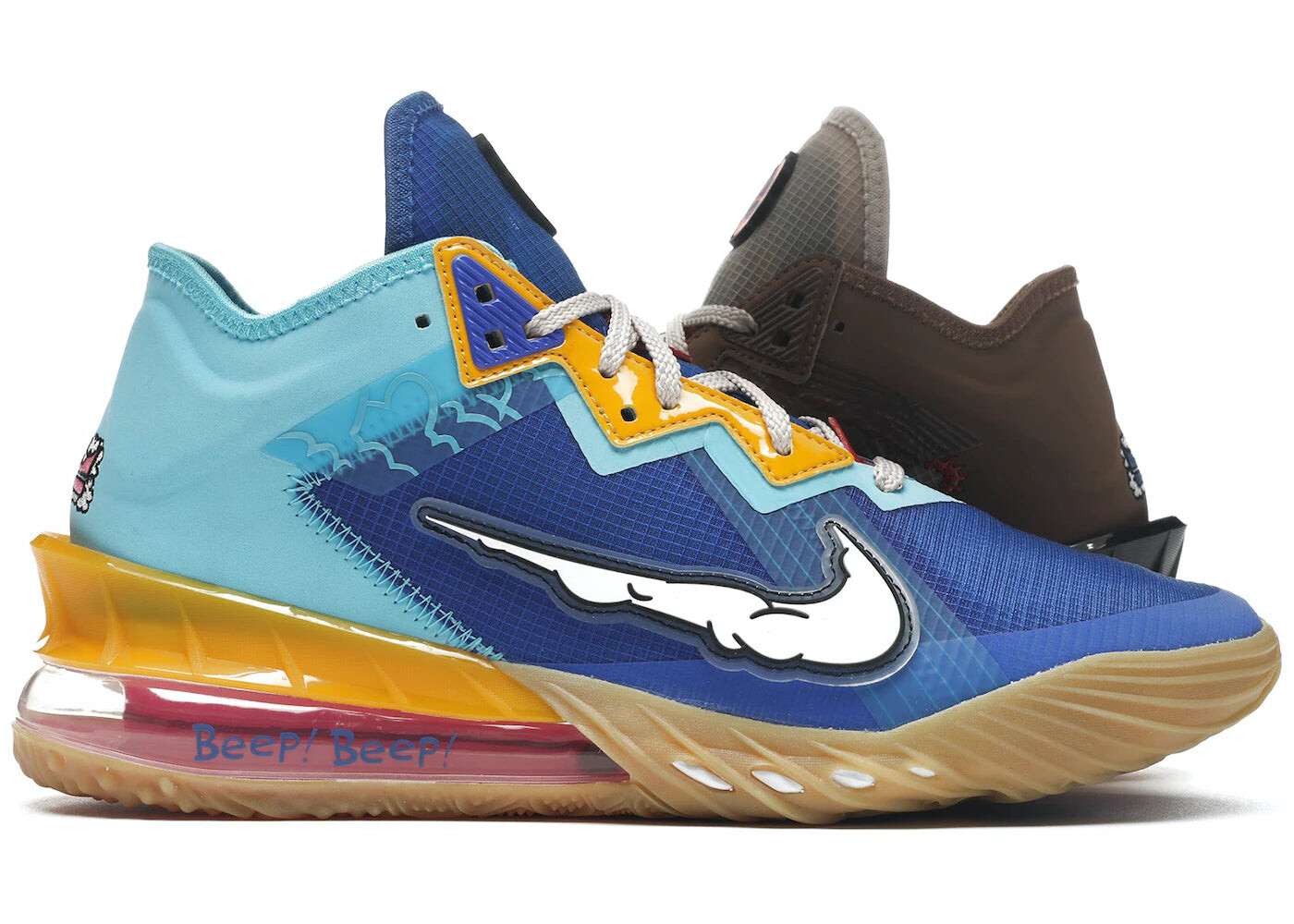 

Кроссовки Nike LeBron 18 Low Wile E. Roadrunner Space Jam