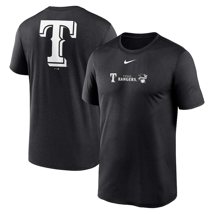 

Футболка с коротким рукавом Nike Texas Rangers, черный