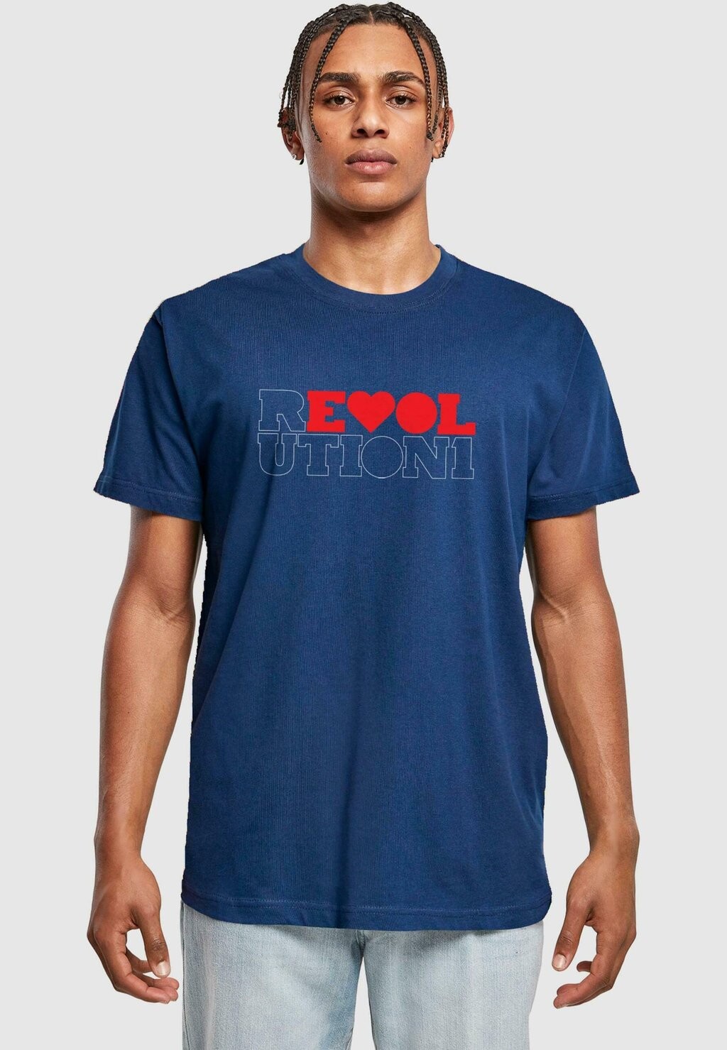 

Футболка с принтом BEATLES REVOLUTION LIGHTS Merchcode, цвет light navy
