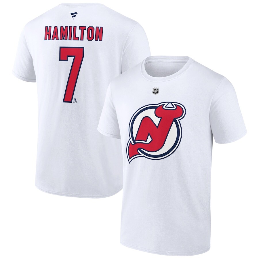 

Футболка с коротким рукавом Fanatics Branded New Jersey Devils, белый