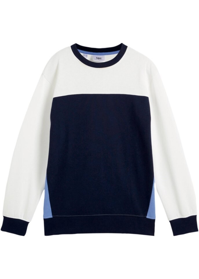 

Толстовка для мальчика в стиле колор-блок Bpc Bonprix Collection, синий