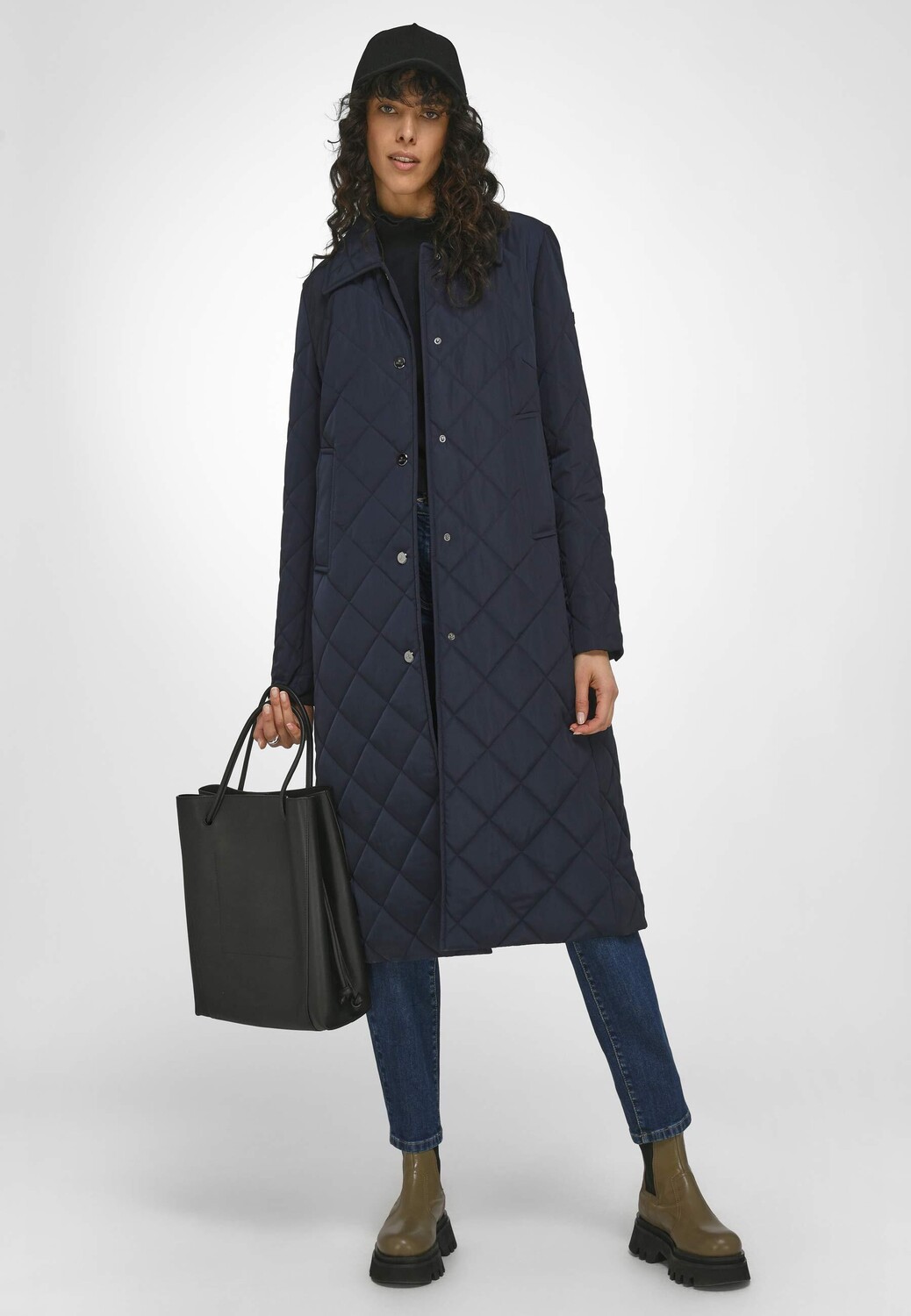 

Пуховик Basler Langmantel Jackets and coats, ночной синий
