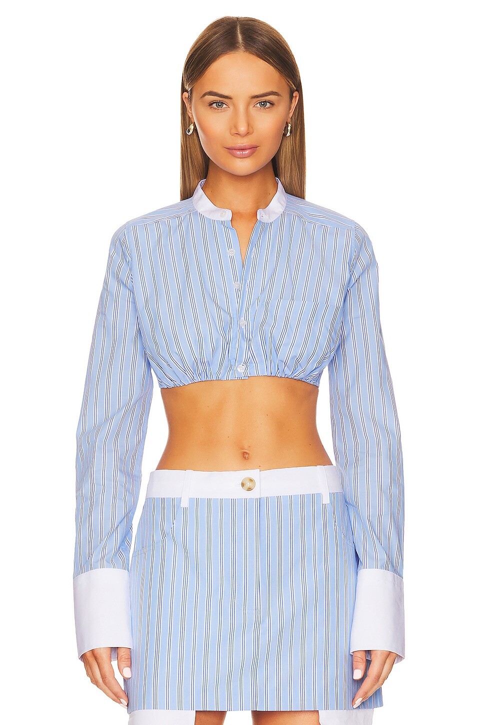 

Рубашка L'Academie Fresh Stripe Bra, цвет Fresh Blue Stripe