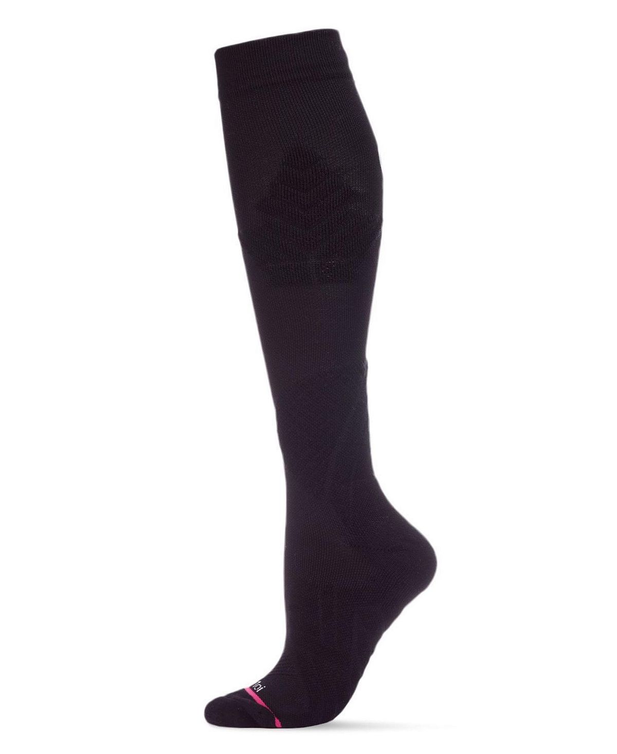 Женские носки до колена Ultra Tech MeMoi, черный сексуальные атласные глянцевые чулки до колена женские купальники большие размеры японские блестящие носки до колена