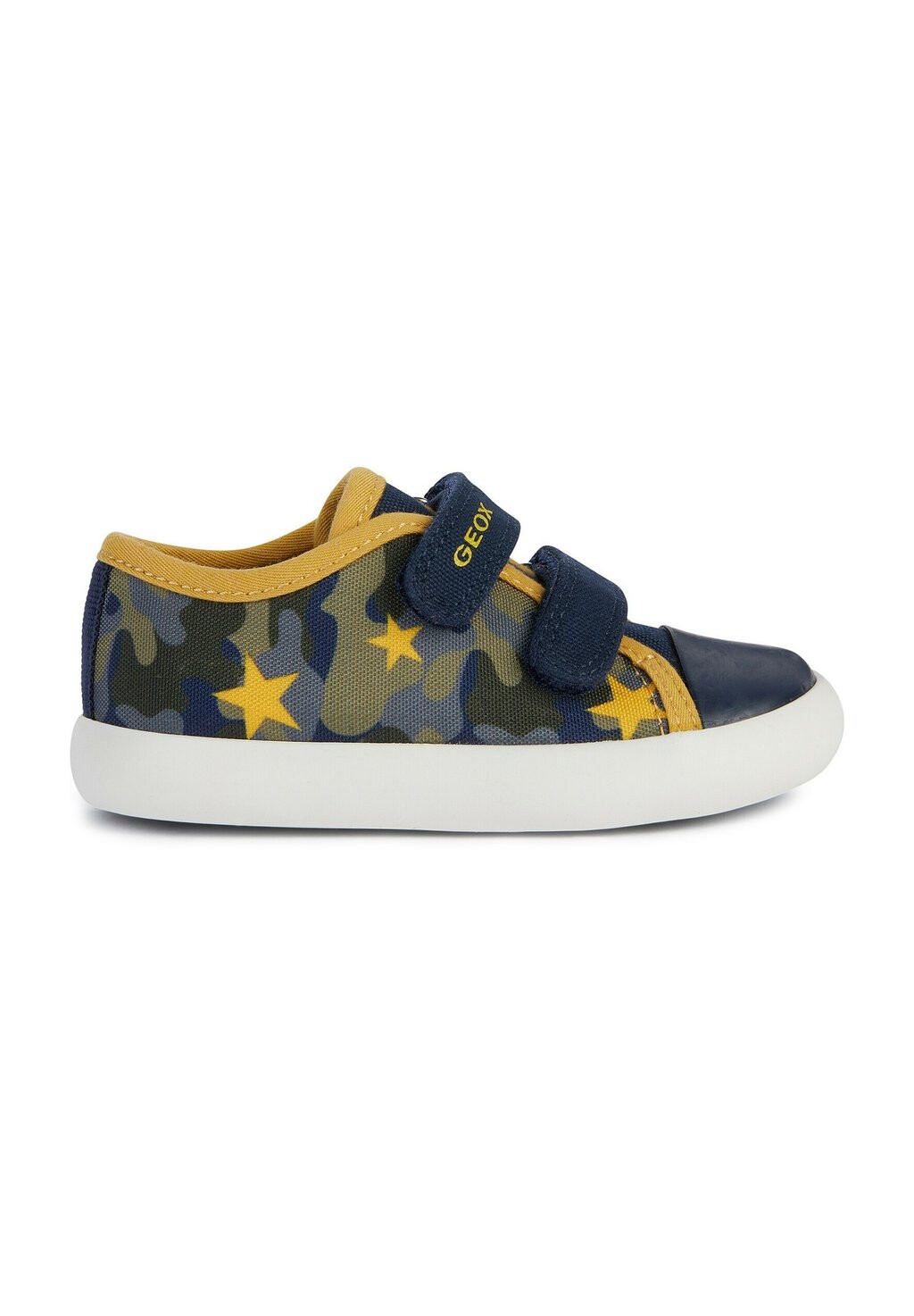 

Обувь First walker B GISLI Geox, цвет navy ochre yellow