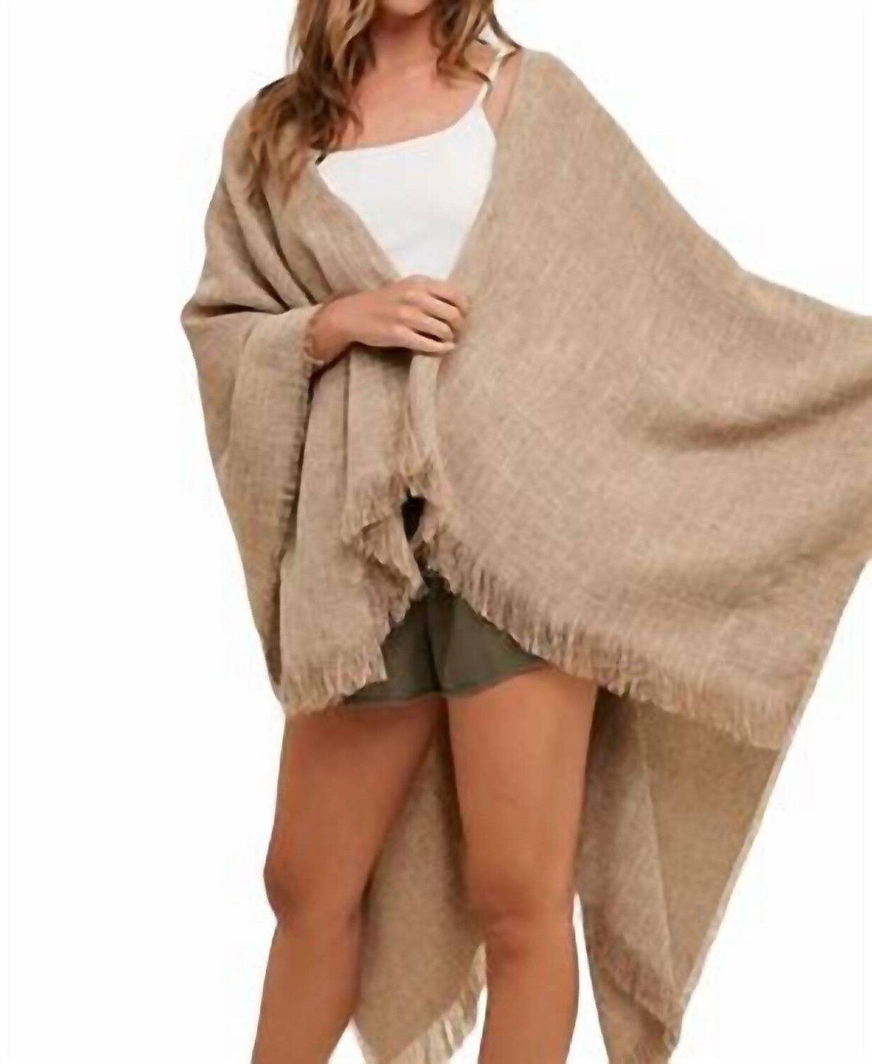 

Тканая шаль коричневого цвета WISHLIST, коричневый