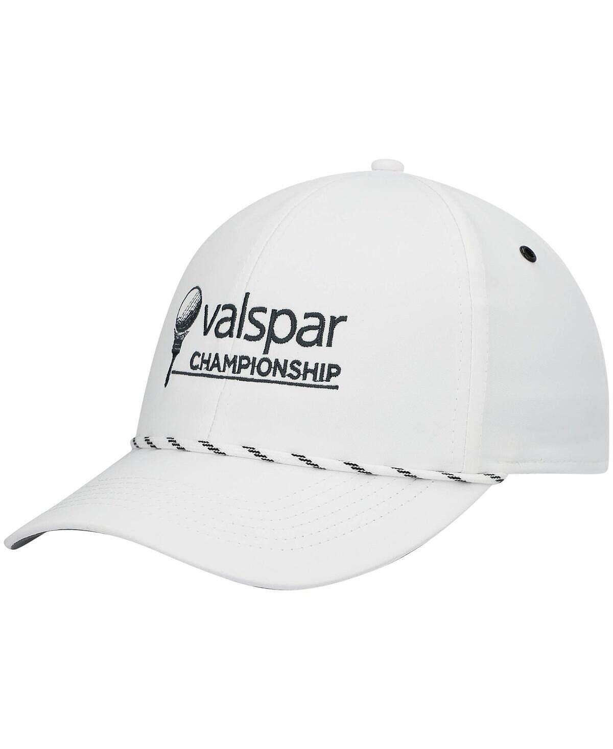 

Мужская белая регулируемая шапка Valspar Championship Habanero Rope Performance Imperial