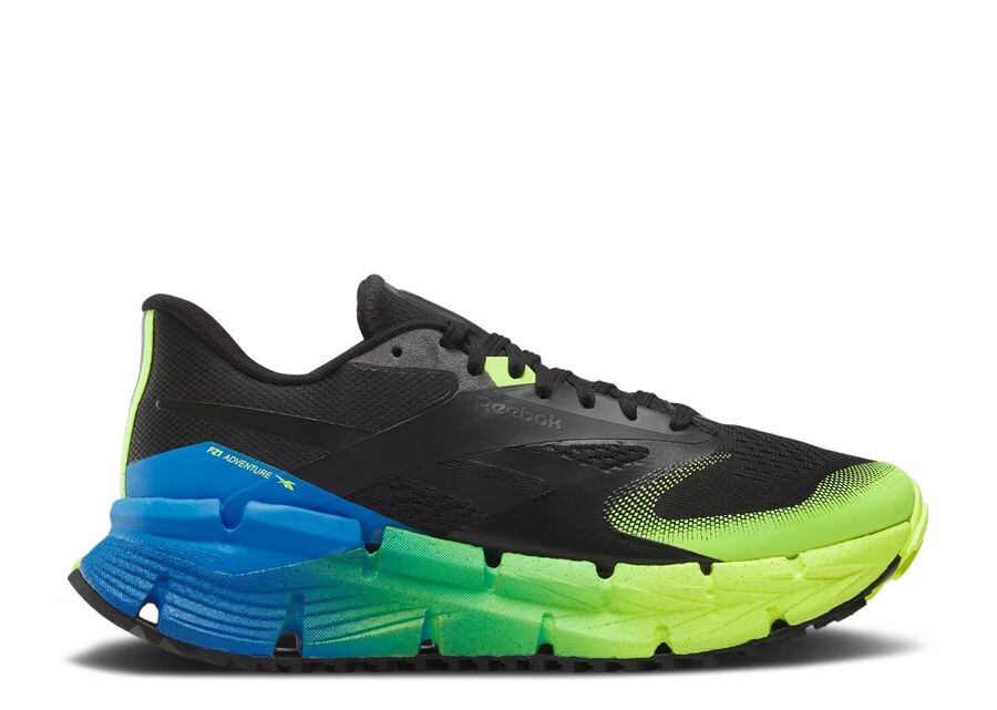 

Кроссовки Reebok FloatZig 1, цвет Black Digital Lime Blue