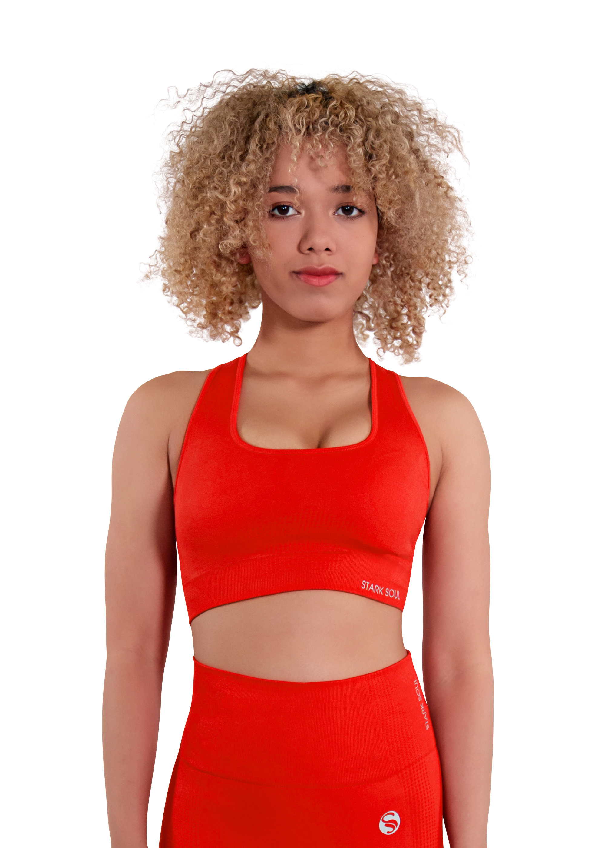 Спортивная футболка Stark Soul Sport BH Medium Support, цвет Luscious Red