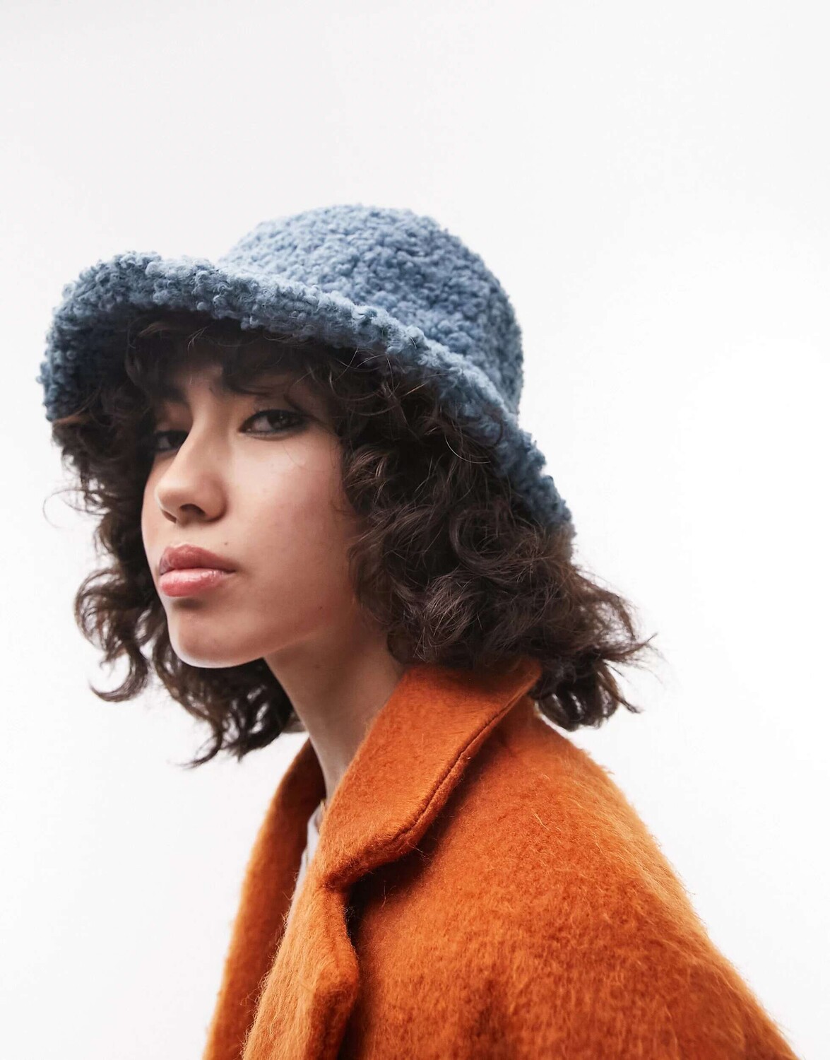 

Бирюзовая шляпа-ведро Topshop