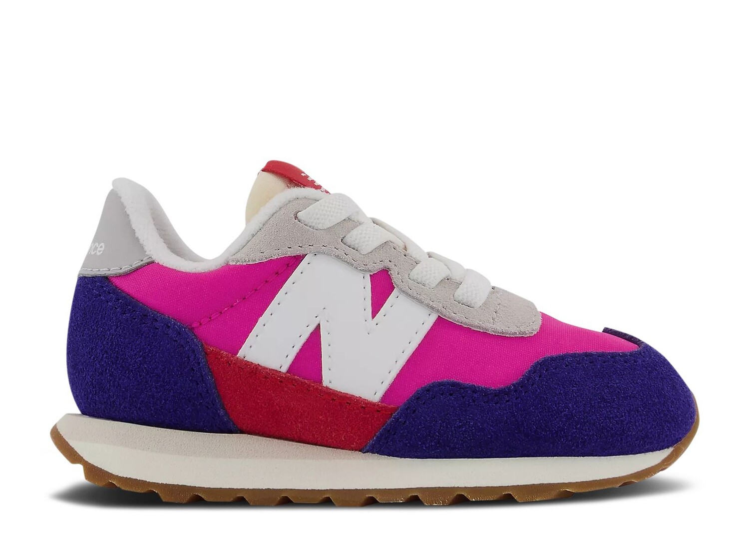 

Кроссовки New Balance 237 Bungee Toddler 'Victory Blue Exuberant Pink', розовый
